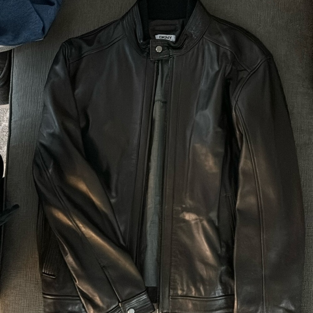 DKNY leather jacket